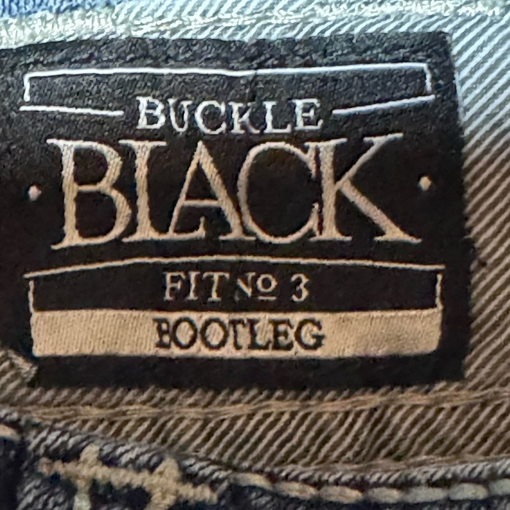 Buckle Black Fit No 3 Women's Jeans 29L Blue Bootcut Stretch Denim - Picture 6 of 8